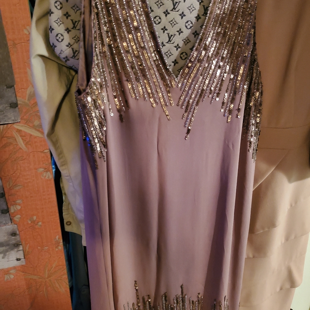 PARKER Hand beaded dress